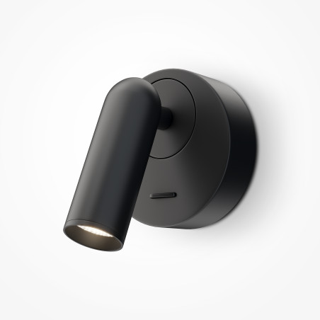 Kinkiet aluminiowy czarny C038WL-L3B3K z serii Mirax - Lampy Maytoni