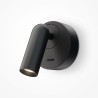 Kinkiet aluminiowy czarny C038WL-L3B3K z serii Mirax - Lampy Maytoni