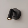 Kinkiet aluminiowy czarny C038WL-L3B3K z serii Mirax - Lampy Maytoni