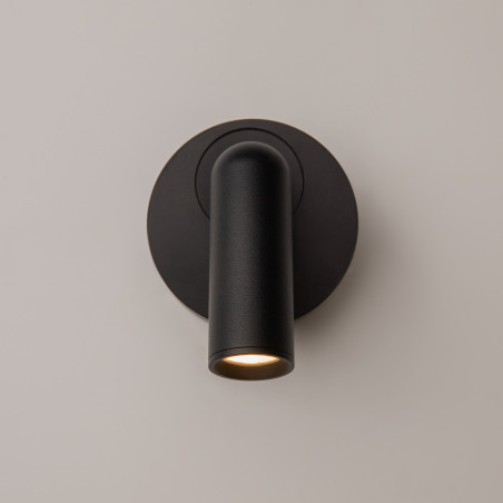 Kinkiet aluminiowy czarny C038WL-L3B3K z serii Mirax - Lampy Maytoni