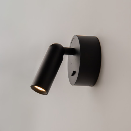 Kinkiet aluminiowy czarny C038WL-L3B3K z serii Mirax - Lampy Maytoni