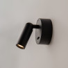 Kinkiet aluminiowy czarny C038WL-L3B3K z serii Mirax - Lampy Maytoni