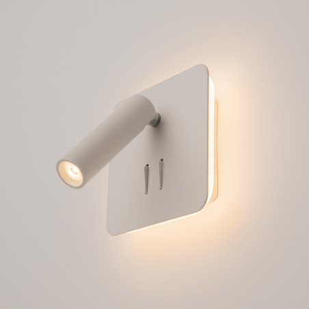 Kinkiet aluminiowy biały C175-WL-01-6W-W z serii Ios 176 - Lampy Maytoni