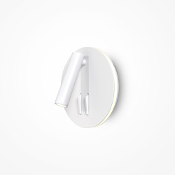 Kinkiet aluminiowy biały C176-WL-01-6W-W z serii Ios 176 - Lampy Maytoni