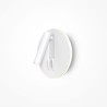 Kinkiet aluminiowy biały C176-WL-01-6W-W z serii Ios 176 - Lampy Maytoni