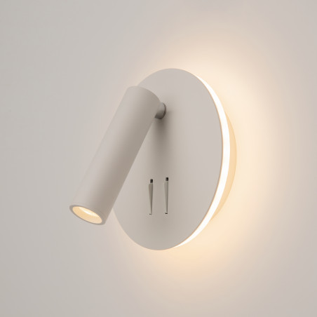 Kinkiet aluminiowy biały C176-WL-01-6W-W z serii Ios 176 - Lampy Maytoni