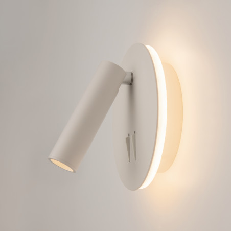 Kinkiet aluminiowy biały C176-WL-01-6W-W z serii Ios 176 - Lampy Maytoni