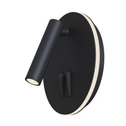 Kinkiet aluminiowy czarny C176-WL-01-6W-B z serii Ios 176 - Lampy Maytoni