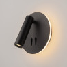 Kinkiet aluminiowy czarny C176-WL-01-6W-B z serii Ios 176 - Lampy Maytoni