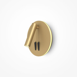 Kinkiet aluminiowy złoty matowy C176-WL-01-6W-MG z serii Ios 176 - Lampy Maytoni