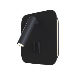 Kinkiet aluminiowy czarny C175-WL-01-6W-B z serii Ios 176 - Lampy Maytoni