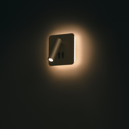 Kinkiet aluminiowy czarny C175-WL-01-6W-B z serii Ios 176 - Lampy Maytoni