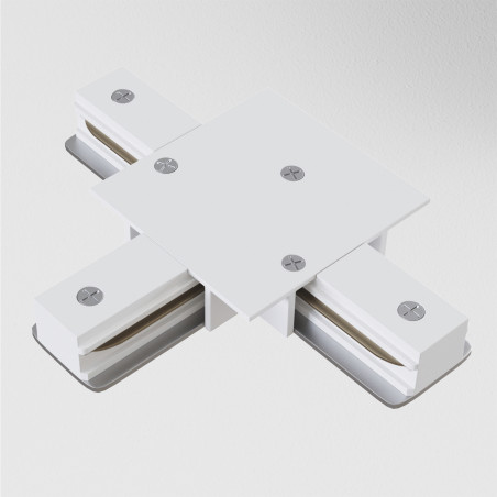 Element systemu szynowego aluminiowy biały TRA002CT-11W z serii Unity - Lampy Maytoni