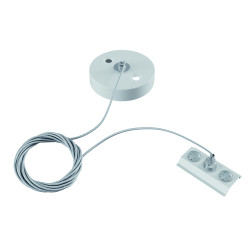Akcesorium do szyny natynkowej metalowe białe TRA001CW-11W z serii Unity - Lampy Maytoni