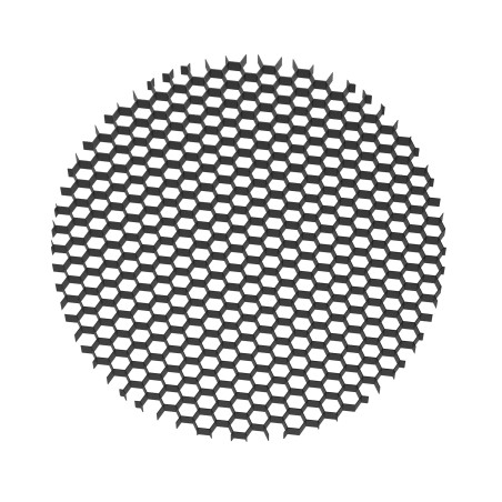 Element oprawy aluminiowy czarny HoneyComb-D38 z serii Focus LED - Lampy Maytoni
