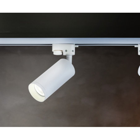 Oprawa szynowa aluminiowa biała TR004-1-GU10-W z serii Focus - Lampy Maytoni
