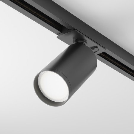 Oprawa szynowa aluminiowa czarna TR020-1-GU10-B z serii Focus S - Lampy Maytoni