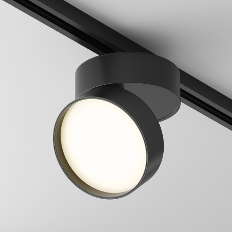 Oprawa szynowa aluminiowa czarna TR007-1-18W3K-B-1 z serii ONDA - Lampy Maytoni