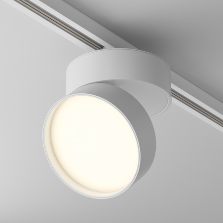 Oprawa szynowa aluminiowa biała TR007-1-18W3K-W-1 z serii ONDA - Lampy Maytoni