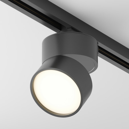 Oprawa szynowa aluminiowa czarna TR007-1-12W3K-B-1 z serii ONDA - Lampy Maytoni