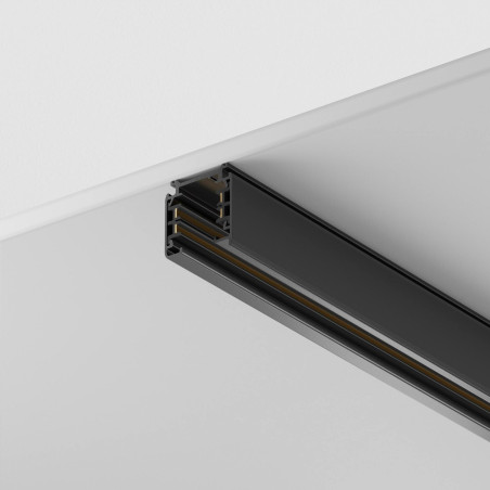 Szyna natynkowo-wisząca aluminiowa czarna TRX005-311B z serii Busbar trunkings Trinity - Lampy Maytoni