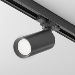 Oprawa szynowa aluminiowa czarna TR028-3-GU10-B z serii Focus - Lampy Maytoni