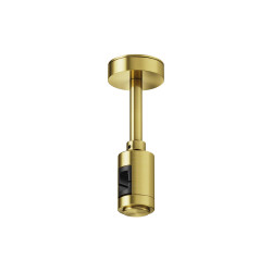 Element systemu szynowego aluminiowy mosiężny TRA156C-B1-BS z serii Flarity - Lampy Maytoni