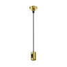 Element systemu szynowego aluminiowy mosiężny TRA157SW-B1-BS z serii Flarity - Lampy Maytoni