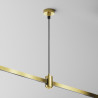 Element systemu szynowego aluminiowy mosiężny TRA157SW-B1-BS z serii Flarity - Lampy Maytoni