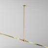 Element systemu szynowego aluminiowy mosiężny TRA159C-B1-BS z serii Flarity - Lampy Maytoni