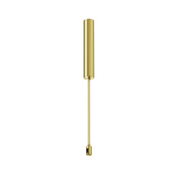 Element systemu szynowego aluminiowy mosiężny TRA159C-BB1-BS z serii Flarity - Lampy Maytoni