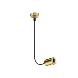 Element systemu szynowego aluminiowy mosiężny TRA154C-SB1-BS z serii Flarity - Lampy Maytoni