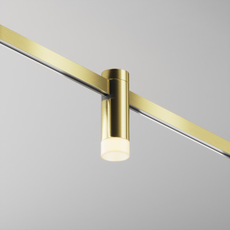 Oprawa szynowa aluminiowa mosiężna TR145-1-3W2.7K-W-BS-DE z serii Skim - Lampy Maytoni