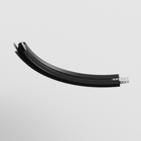 Element systemu szynowego aluminiowy czarny TRA044-angle.12B z serii Exility - Lampy Maytoni