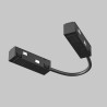 Element systemu szynowego czarny TRA034CPC-42B-15-1 z serii Exility - Lampy Maytoni