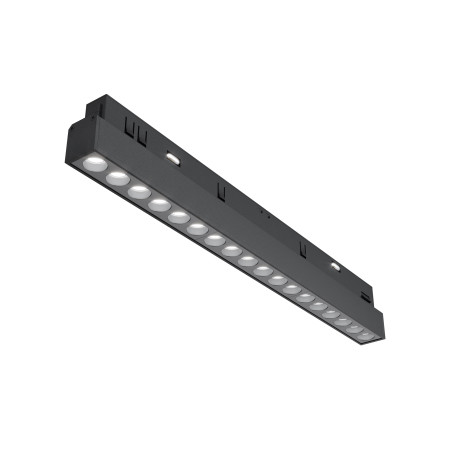 Oprawa szynowa aluminiowa czarna TR031-2-18W4K-B z serii Points - Lampy Maytoni