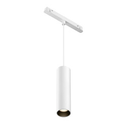 Oprawa szynowa wisząca aluminiowa biała TR041-2-12W3K-W z serii Focus LED - Lampy Maytoni