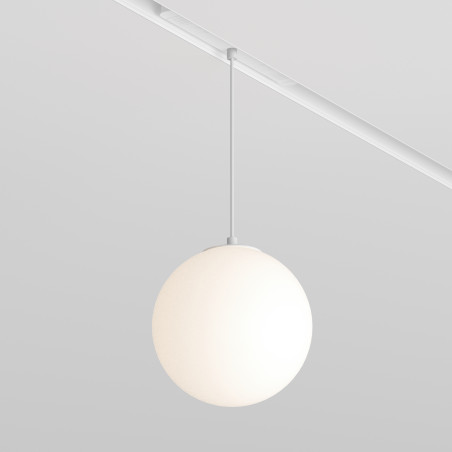 Oprawa szynowa wisząca szklana biała TR039-2-5W4K-W-1 z serii Luna - Lampy Maytoni