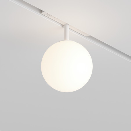 Oprawa szynowa szklana biała TR038-2-5W4K-W-1 z serii Luna - Lampy Maytoni