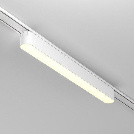 Oprawa szynowa aluminiowa biała TR080-1-18W3K-W z serii Basis - Lampy Maytoni