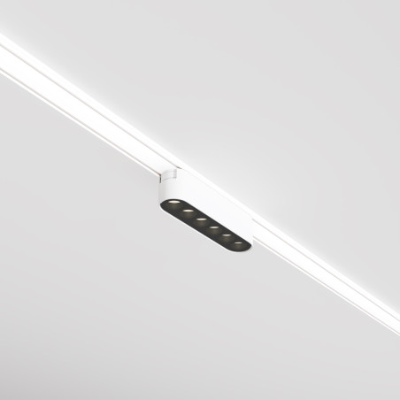 Oprawa szynowa aluminiowa biała TR082-1-6W3K-M-W z serii Points - Lampy Maytoni