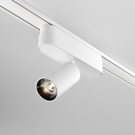 Oprawa szynowa aluminiowa biała TR103-1-5W3K-M-W z serii Focus LED - Lampy Maytoni