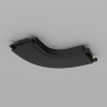 Element systemu szynowego czarny TRA084CR-11B z serii Radity - Lampy Maytoni