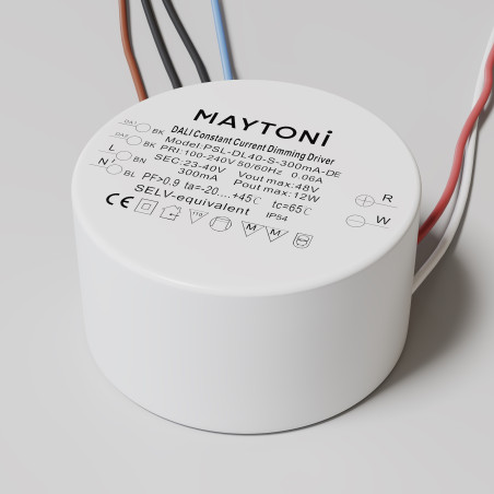 Zasilacz biały PSL-DL40-S-300mA-DE z serii Power supplies DALI - Lampy Maytoni