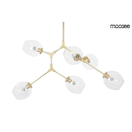 NOWOŚĆ MSE010100242 MOOSEE lampa wisząca SPLIT 6 złota  King Home