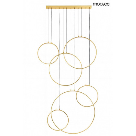 NOWOŚĆ MSE1501100603 MOOSEE lampa wisząca CIRCULO SIX złota  King Home