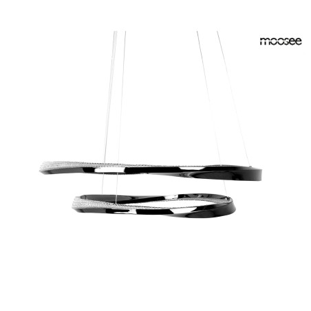 NOWOŚĆ MSE1501100600 MOOSEE lampa wisząca ANILLO 2 czarny      chrom  King Home