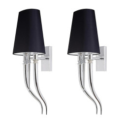 NOWOŚĆ 5900168812253 MOOSEE zestaw 2 sztuk lamp ściennych      DEVIL WALL 1 czarny  King Home