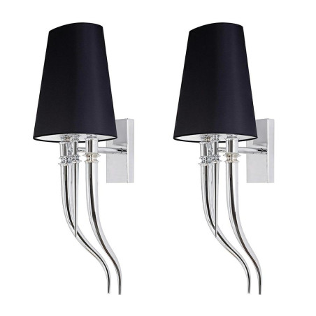 NOWOŚĆ 5900168812253 MOOSEE zestaw 2 sztuk lamp ściennych      DEVIL WALL 1 czarny  King Home