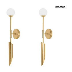 NOWOŚĆ MSE010400205.SET2 MOOSEE zestaw 2 lamp ściennych LUCCA      złoty  King Home